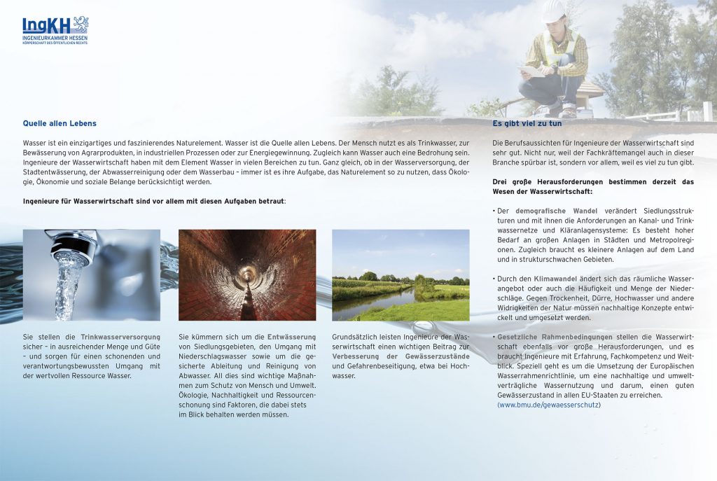 Flyer Wasserwirtschaft